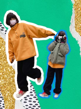 「パタゴニア」｜チャッキーナ 𓆌さん（レディース・160cm）の春コーディネート