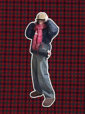 チャッキーナ 𓆌さん(レディース・160cm)の冬コーディネート