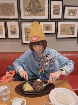 「Supreme （シュプリーム）のアイテム（バッグ）」を使った、チャッキーナ 𓆌さん（レディース・160cm）の冬コーディネート