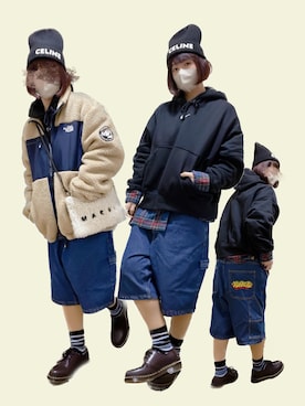 チャッキーナ 𓆌さん(レディース・160cm)の冬コーディネート