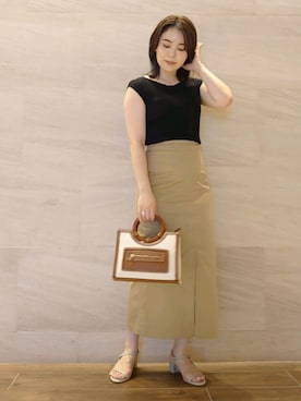 ヤマサキナナさん（レディース・160cm）の夏コーディネート