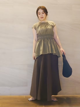 ヤマサキナナさん(レディース・160cm)の夏コーディネート