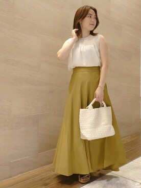 ヤマサキナナさん（レディース・160cm）の夏コーディネート