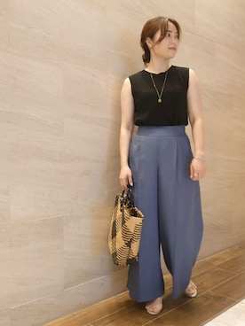 ヤマサキナナさん（レディース・160cm）の夏コーディネート