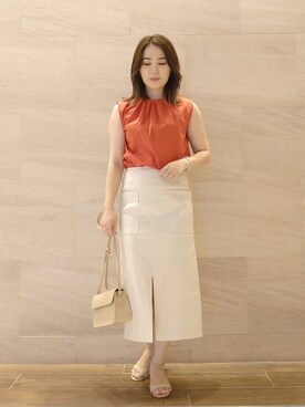 ヤマサキナナさん（レディース・160cm）の夏コーディネート