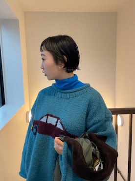 「アイテム（その他トップス）」を使った、rysaさん（レディース・158cm・20代）の秋コーディネート