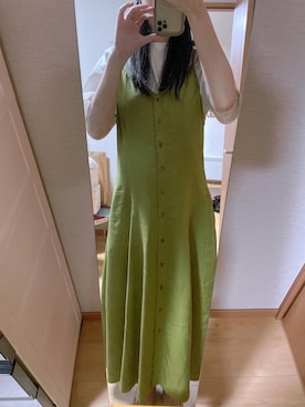 「クレドナ」｜「アイテム（ワンピース/ドレス）」を使った、あいさん（レディース・162cm）の夏コーディネート