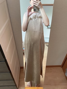 「クレドナ」｜「アイテム（ワンピース/ドレス）」を使った、あいさん（レディース・162cm）の夏コーディネート