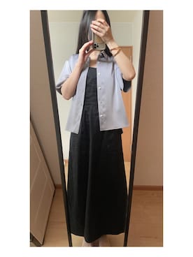 「クレドナ」｜「アイテム（ワンピース/ドレス）」を使った、あいさん（レディース・162cm）の夏コーディネート