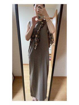 「クレドナ」｜「アイテム（ワンピース/ドレス）」を使った、あいさん（レディース・162cm）の夏コーディネート
