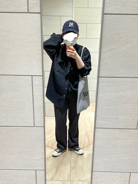 「NY」｜vuvさん（レディース・159cm）の夏コーディネート