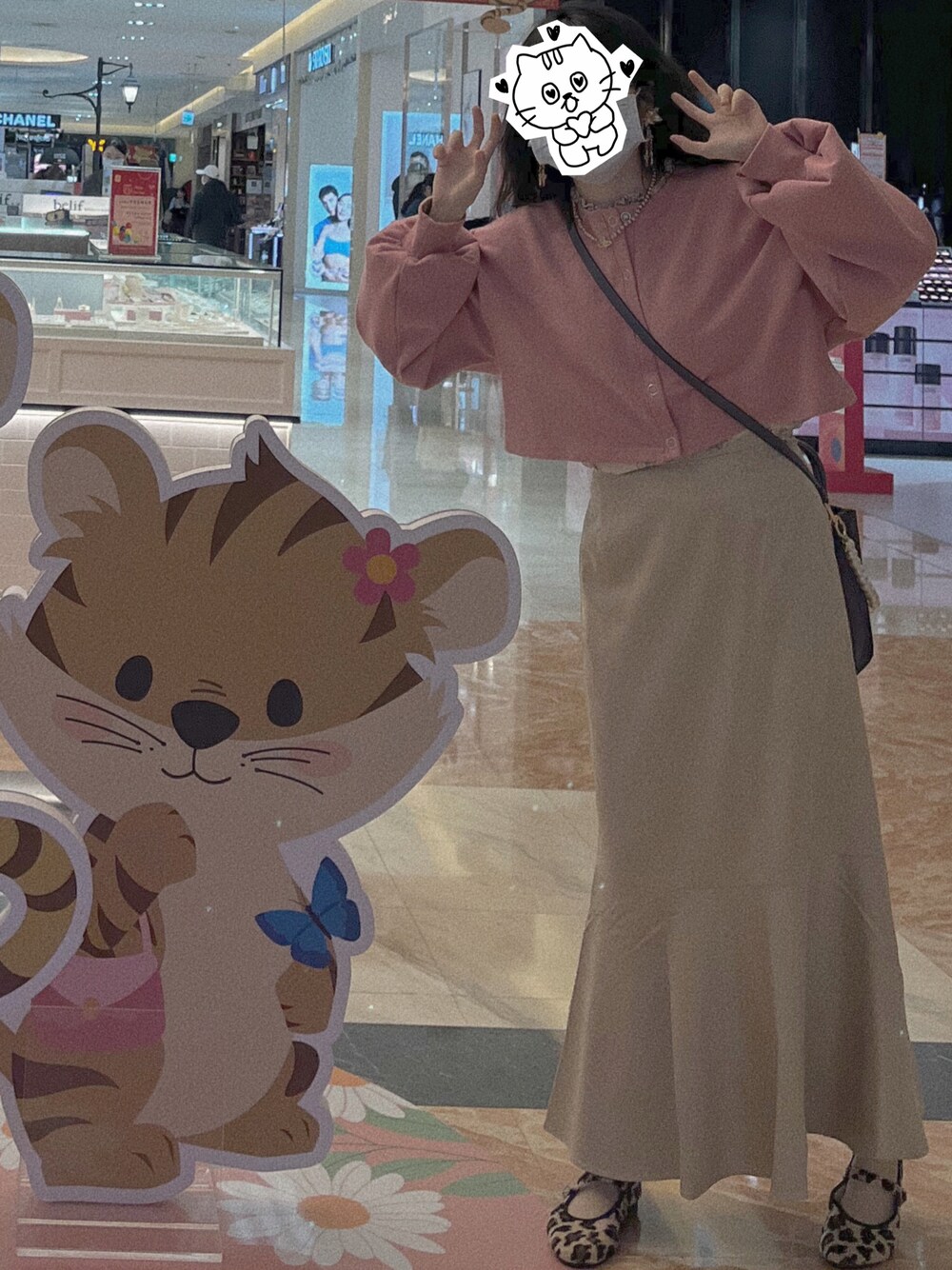 「Heatherのアイテム（ジャケット/アウター、ピンク系）」を使った、ゆうちゃんʕ•̀ω•́ʔ✧さん（レディース・155cm）の冬コーディネートの1枚目の写真