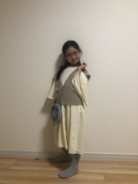 「Lee（リー）のアイテム」を使った、niiiinaさん（キッズ・130cm）の秋コーディネート