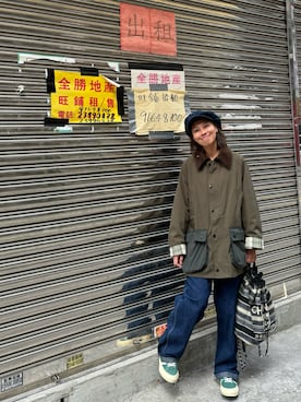 「orslow」｜「アイテム（ジャケット/アウター）」を使った、LoMeiさん（レディース・157cm）の秋コーディネート