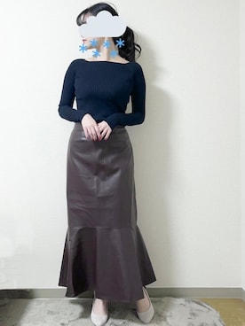 「グレイル」｜「アイテム（その他）」を使った、朱凛さん（レディース・158cm）の秋コーディネート