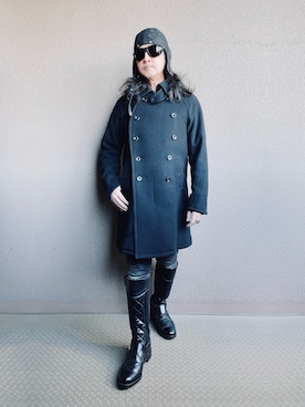 「nonnative(ノンネイティブ)のアイテム」を使った、Yasunishi69さん(メンズ・168cm)の冬コーディネート