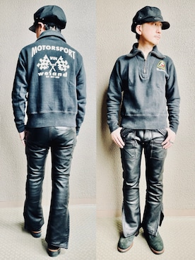 「CUSHMAN（クッシュマン）のアイテム」を使った、YasushiImanishiさん（メンズ・168cm）の春コーディネート