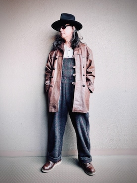 「CALEE（キャリー）のアイテム」を使った、Yasunishi69さん（メンズ・168cm）の冬コーディネート