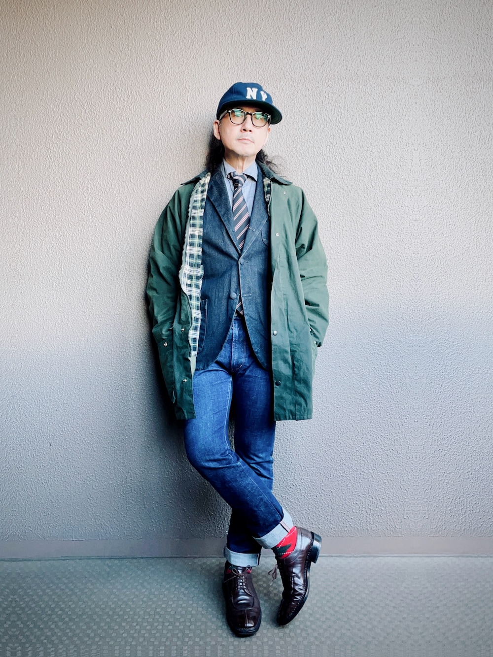 EVISU hidehiko YAMANE デニム テーラードジャケット EVISU YAMANE DELUXE デニムテーラードジャケット YAMANE テーラード