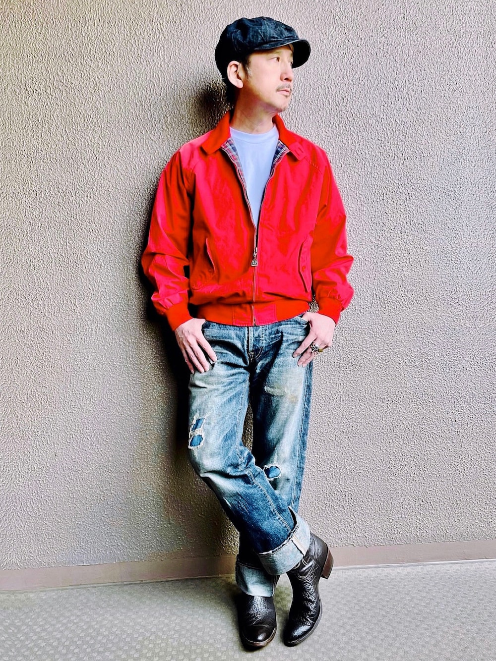 アメカジトラッドコーデC-boy Style【No.176】スウィングトップ