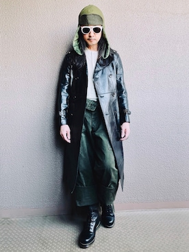 JUNYA WATANABE MAN(ジュンヤワタナベマン)のトレンチコートを使った