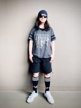 「アイテム（レッグウェア）」を使った、YasushiImanishiさん（メンズ・168cm）の秋コーディネート