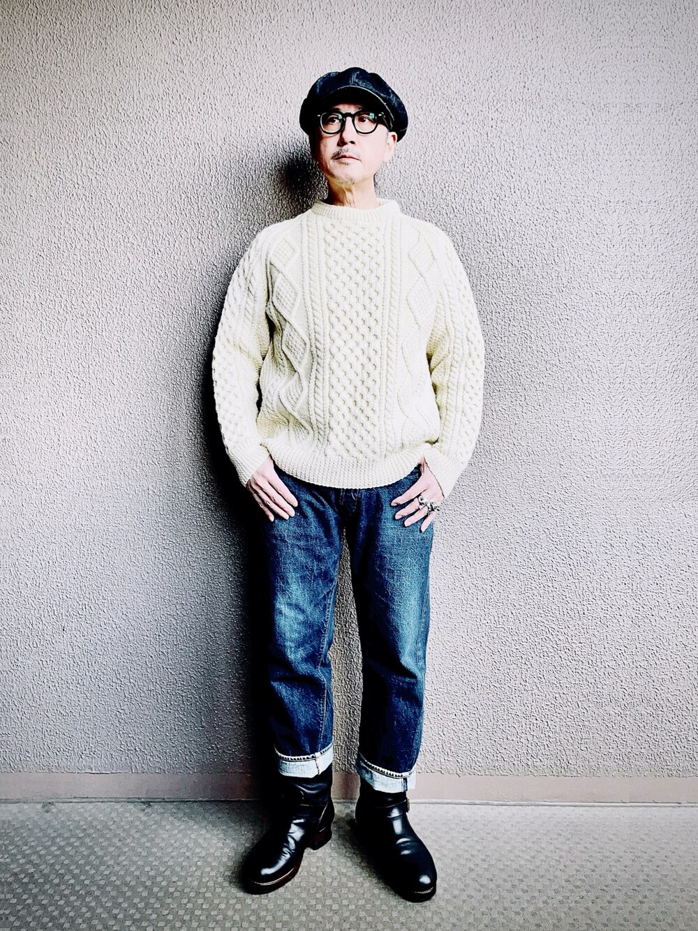 YasushiImanishi｜VINTAGEのニット/セーターを使ったコーディネート - WEAR