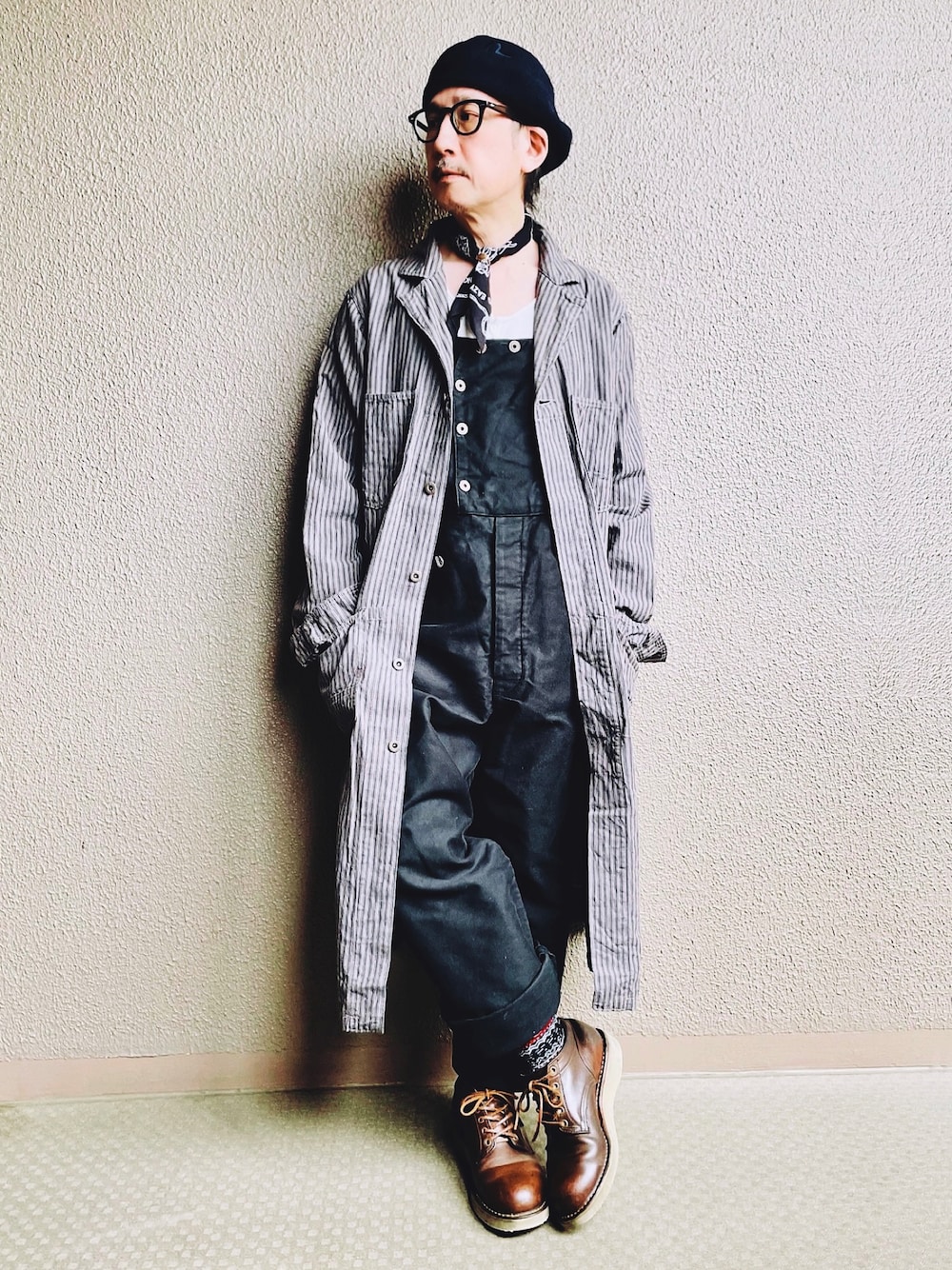 KAPITAL オイルドステンカラーコート KAPITAL オイルドステンカラーコート