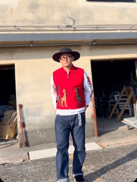 「アイテム（ジャケット/アウター）」を使った、黄桜さん（メンズ・168cm）の秋コーディネート