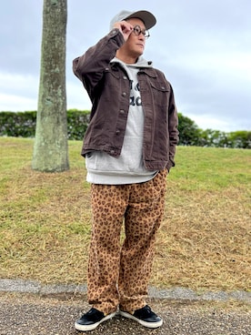 「アイテム（シューズ）」を使った、黄桜さん（メンズ・168cm）の秋コーディネート