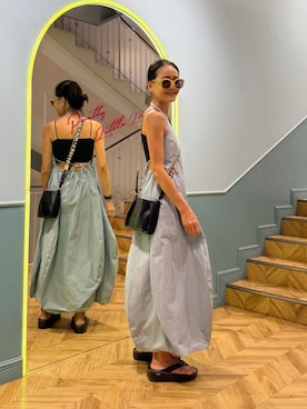 「アイテム（ワンピース/ドレス）」を使った、Yukieさん（レディース・166cm）の秋コーディネート