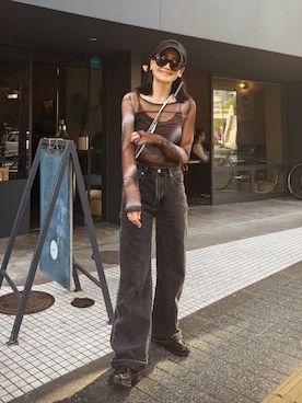 「MM6 Maison Margiela（ｴﾑｴﾑｼｯｸｽ ﾒｿﾞﾝ ﾏﾙｼﾞｪﾗ）のアイテム」を使った、Yukieさん（レディース・166cm）の春コーディネート