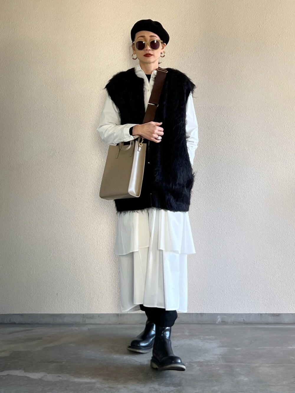 Emma Taylor(エマテイラー)の「シャギーニットジレ(ベスト