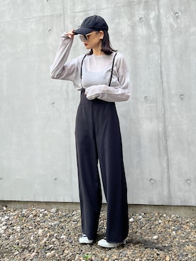 「CONVERSE（コンバース）のアイテム」を使った、Yukieさん（骨格ナチュラル・レディース・166cm）の春コーディネート