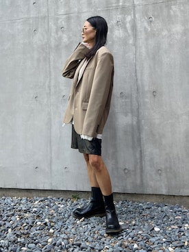 Yukieさん（骨格ナチュラル・レディース・166cm）の秋コーディネート