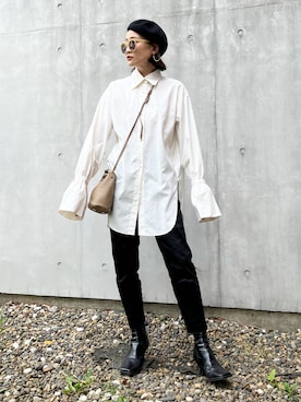 「EVOL by Cream（イーボルバイクリーム）のアイテム」を使った、Yukieさん（レディース・166cm）の秋コーディネート