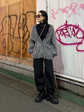 「アイテム（財布）」を使った、Yukieさん（レディース・166cm）の秋コーディネート