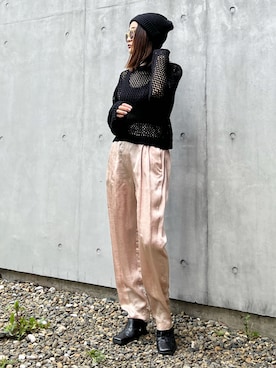 「EVOL by Cream（イーボルバイクリーム）のアイテム」を使った、Yukieさん（レディース・166cm）の春コーディネート