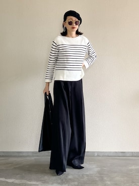 「春服デビュー宣言」｜「アイテム（ハンドバッグ）」を使った、Yukieさん（レディース・166cm）の冬コーディネート