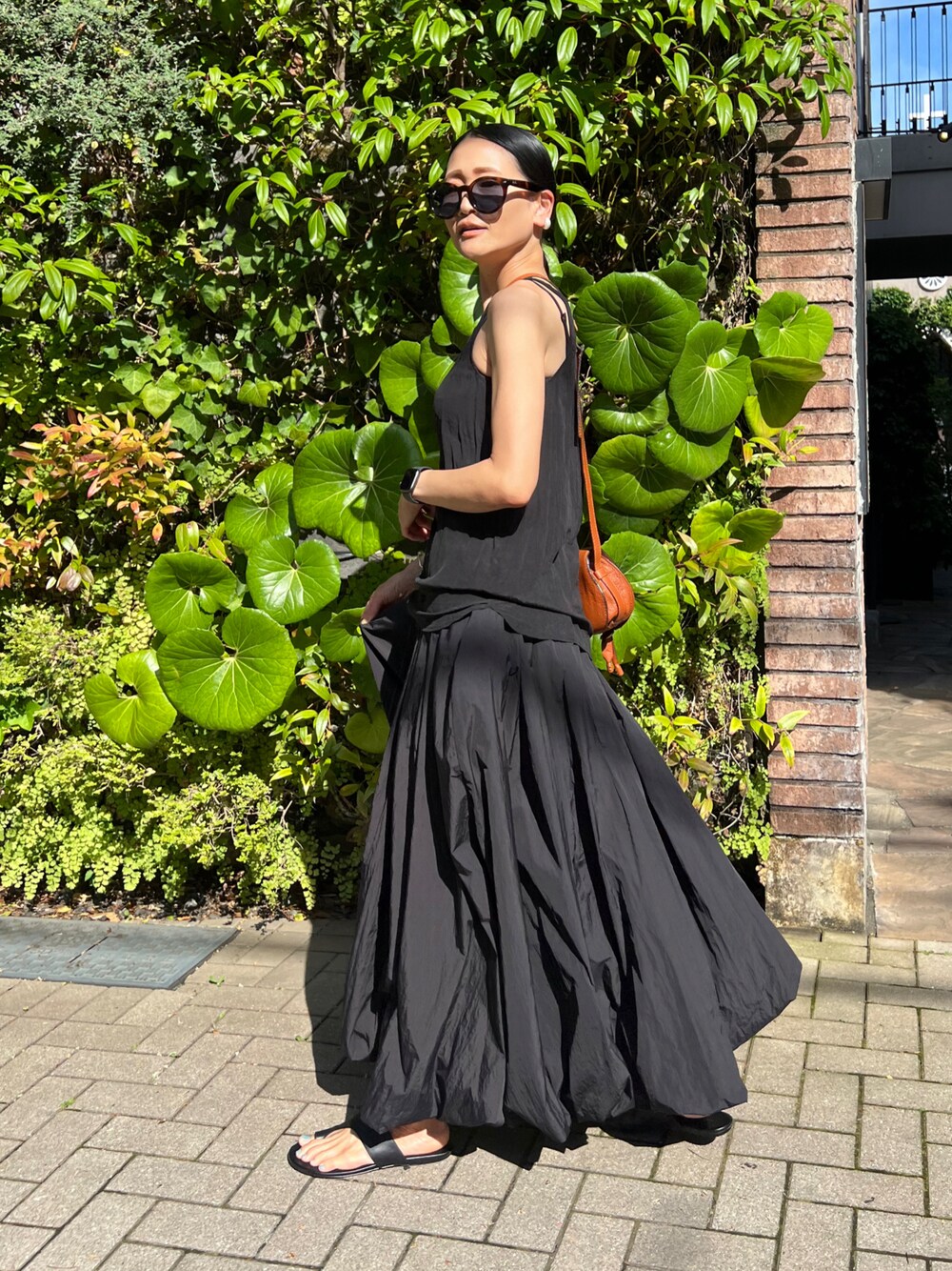 ETRE TOKYO ナイロンバルーンボリュームスカート