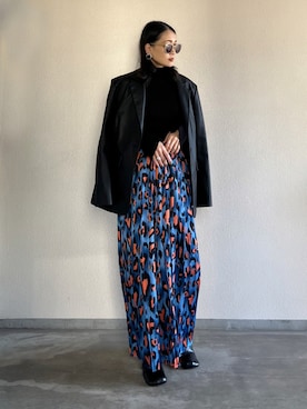 「NOISE MAKER（ノイズメーカー）のアイテム」を使った、Yukieさん（レディース・166cm）の冬コーディネート