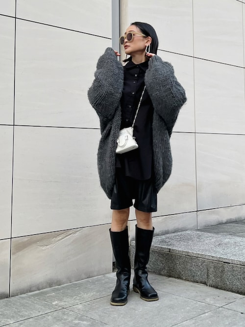 セール】フェイクレザーハーフパンツ（その他パンツ）｜ELENDEEK