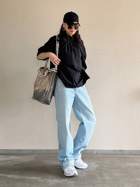 「STUDIOUS（ステュディオス）のアイテム（バッグ）」を使った、Yukieさん（レディース・166cm）の春コーディネート