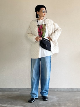 「MM6 Maison Margiela（ｴﾑｴﾑｼｯｸｽ ﾒｿﾞﾝ ﾏﾙｼﾞｪﾗ）のアイテム」を使った、Yukieさん（骨格ナチュラル・レディース・166cm）の冬コーディネート