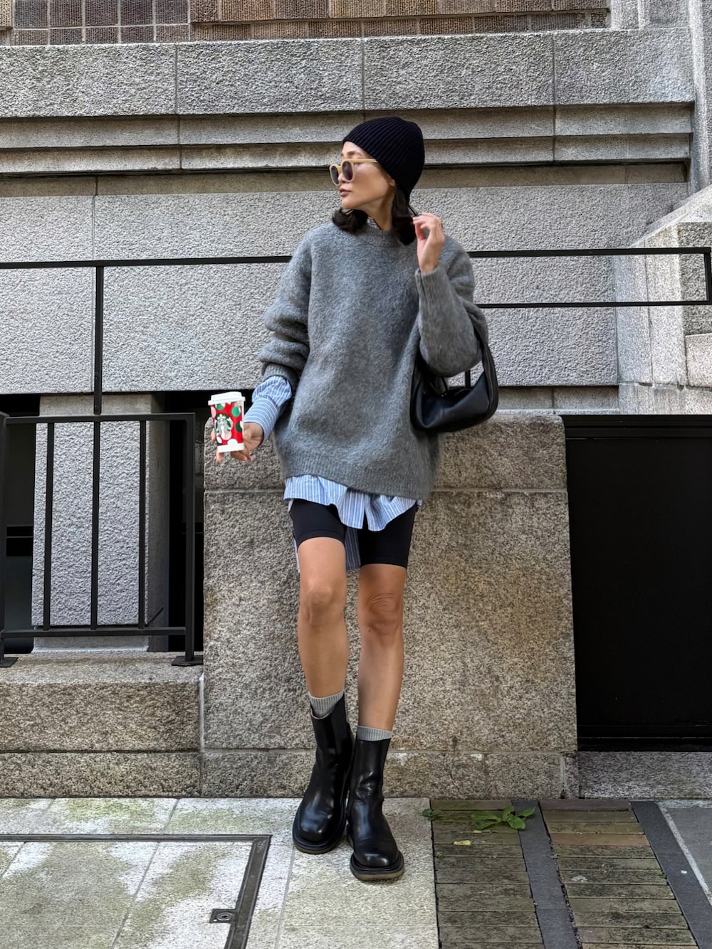 TODAYFUL（トゥデイフル）の「ブラッシュドクルーネックニット