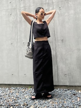 Yukieさん（骨格ナチュラル・レディース・166cm）の夏コーディネート