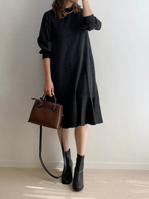 セール】『高身長向け40サイズあり』F by ROSSO 裾フレアワンピース