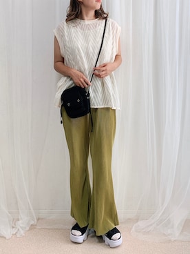 anmiさん（レディース・156cm）の夏コーディネート