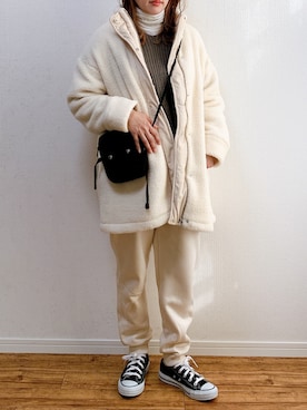 anmiさん（レディース・156cm）の冬コーディネート