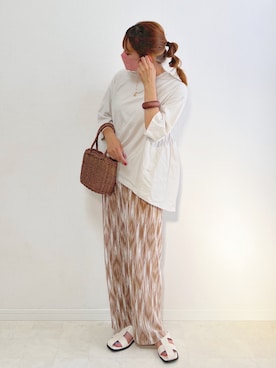 anmiさん（レディース・156cm）の夏コーディネート